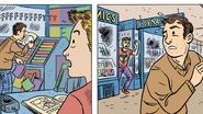 The Manchester St store in Dylan Horrocks' The Magic Pen