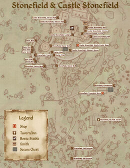 Castle Stonefield Map