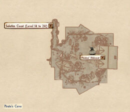 Pirate cave map