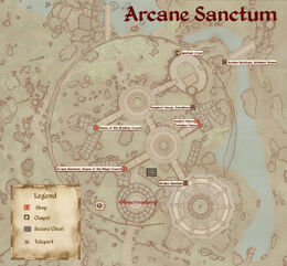 Arcane Sanctum map