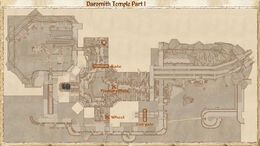 Daromith Temple Part I map