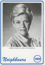 Anne Haddy's cast card from 1986.