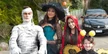 Kirsha with Aaron Brennan, Dipi Rebecchi and Nell Rebecchi, Halloween 2018.