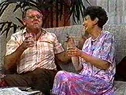 Harold getting drunk with Mrs Mangel in Episode 487 - 12 May 1987.