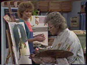 Helen with Madge Bishop (then Mitchell) painting in Episode 414 - 29 January 1987