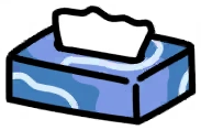 Blue Box Tissue