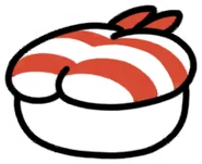 New Sushi Cushion (shrimp)