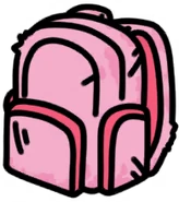 Broken Kiddy Rucksack (Pink)