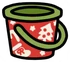 X'mas Bucket Red Original