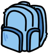 Fixed Kiddy Rucksack (Blue)