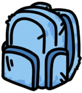 Broken Kiddy Rucksack (Blue)