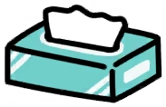 Cyan Box Tissue