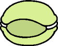 Cat Macaron (Green)