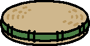 Grass cushion green