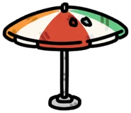 Broken Beach Umbrella