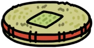 Fixed Grass Cushion (Red)
