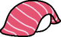 Sushi cushion (tuna)