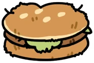 Broken Burger Cushion