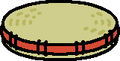 Grass Cushion (Red)