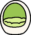 Egg Bed (White)