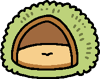 Cushion chestnut