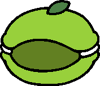 Apple macaron (green)
