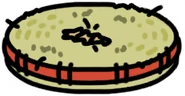 Broken Grass Cushion (Red)