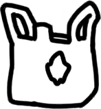 Broken Store Plastic Bag