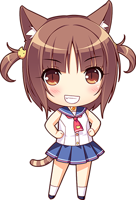 Nekopara Azuki : Chocola, vanilla, coconut, azuki (sweet red ...