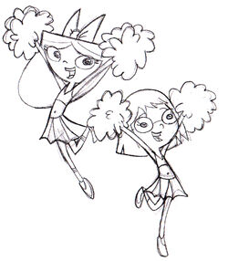 isabella phineas and ferb coloring pages