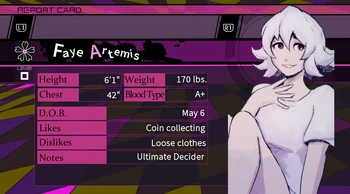 Faye Artemis | Neo Danganronpa Wiki | Fandom