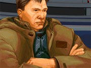 A young, clean-shaven Katarn from Dark Forces