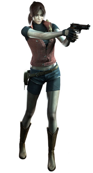 Action Figure Claire Redfield E Zombie Cop Resident Evil 2