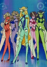 The DD Girls, who target the Sailor Senshi in Episode 45.