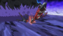 Yusei's Duel Runner fails