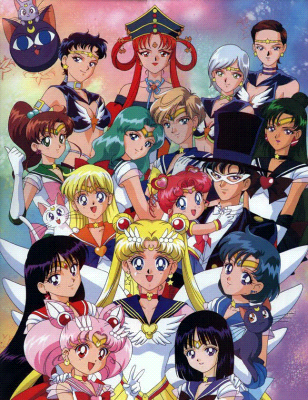 Sailor Moon S Sailor Group Sticker Set Anime Manga NEW Sailor Moon S Sailor Group Sticker Set Anime Manga NEW