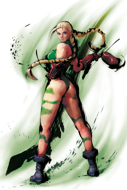 The Video Game Art Archive — Cammy 'Street Fighter Alpha 3′