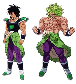 Why Does Goku and Vegeta Hair Always turn Green against Broly ? -  Screenshot from Legendary Super Saiyan and Broly Movies : r/dbz