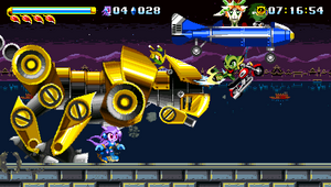 Freedom Planet Running Boss