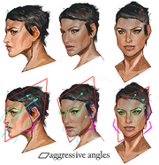 Cassandra Pentaghast's facial angles