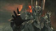 Sauron, portrayed by , in 's 