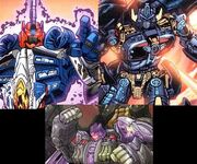 Ramjet, Nemesis Prime and Razorclaw from Transformers: Universe