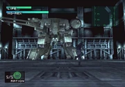  battling Metal Gear REX in 