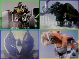 Zords in Mighty Morphin Power Rangers
