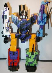 The Generation 2 recolor of Bruticus