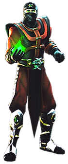 Debuting in  as a  of ,'"`UNIQ--ref-00000044-QINU`"' Ermac received his own unique redesign for  following an eight-year absence from the series