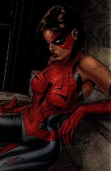 Spider-Girl in Old Man Logan. Art by .