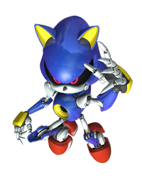 Neo Metal Sonic Render In Cycles(Ships aren't mine, from sonic heroes. I did create neo metal sonic) : r/blender