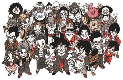 all dbz characters