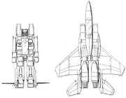 Illustration of the patent for the toy that became Starscream and his many repaints